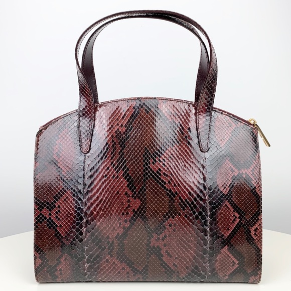 Gucci Handbags - GUCCI Vintage Python Skin Handbag